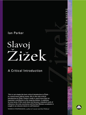 cover image of Slavoj Zizek